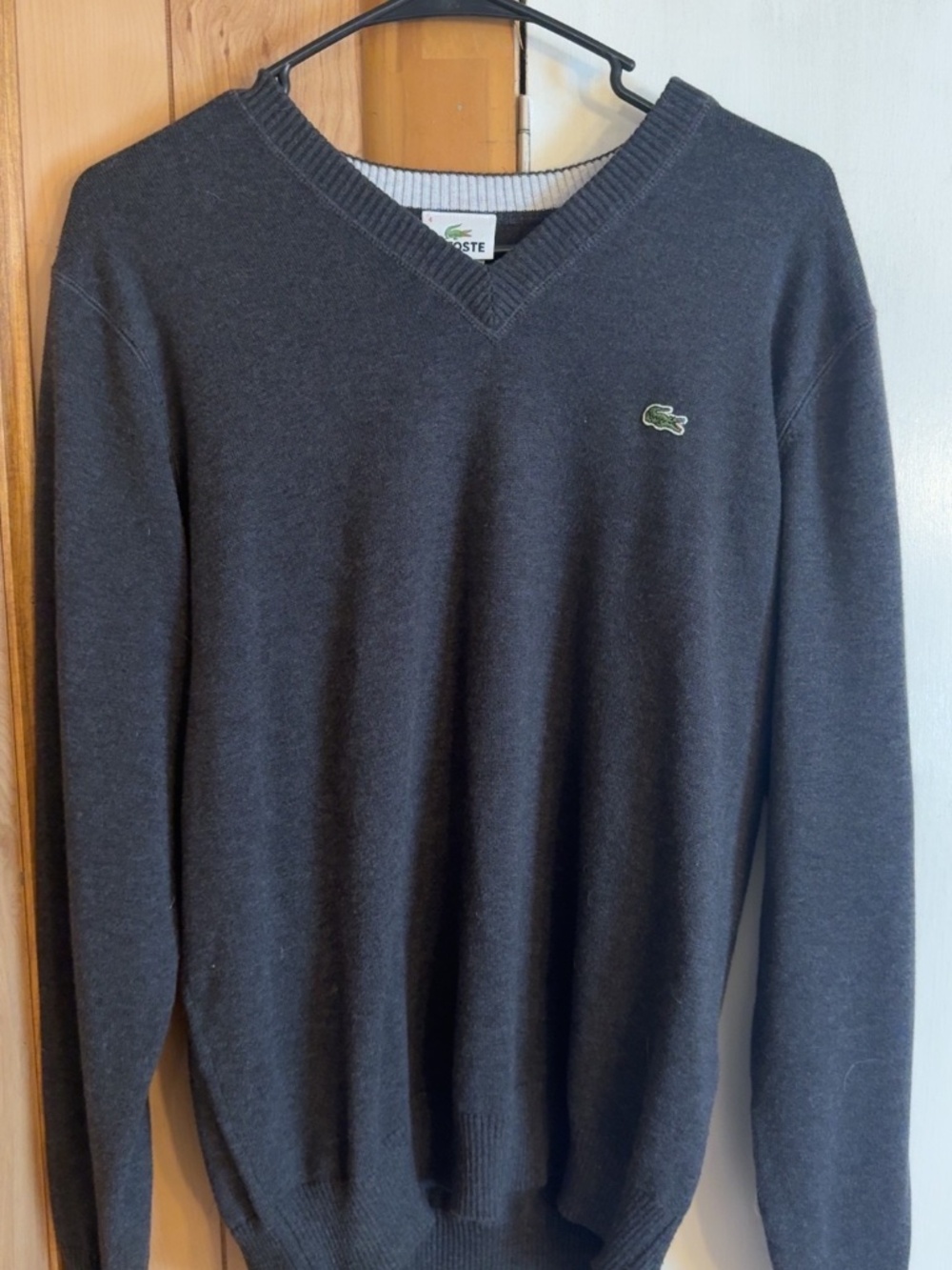 Men’s Lacoste V-neck sweater